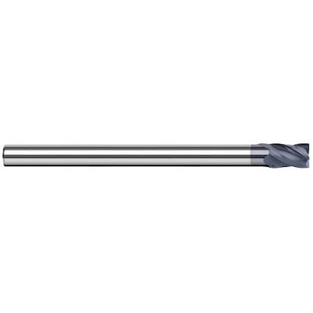 Harvey Tool 5/16 Cutter dia. x 0.4700 in. Carbide Reduced Shank Square End Mill for Exotic Alloys, 4 Flutes 740120-C6